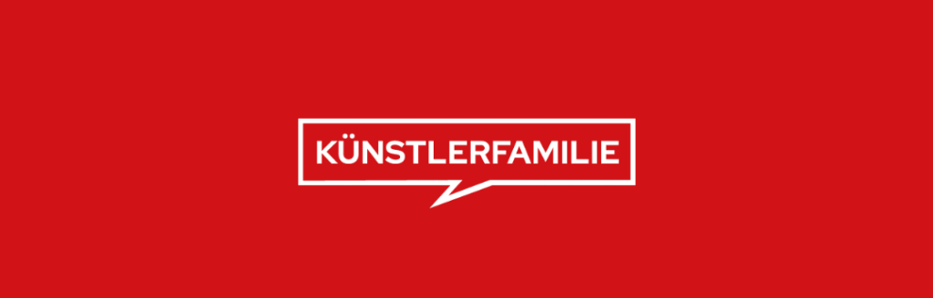 Beitragsbild mit Logo von KÜNSTLERFAMILIE