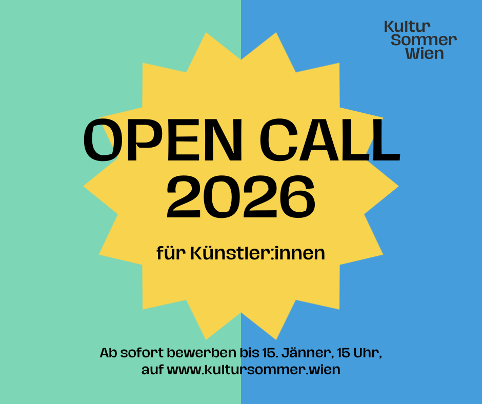 Kultursommer Wien Open Call 2026
